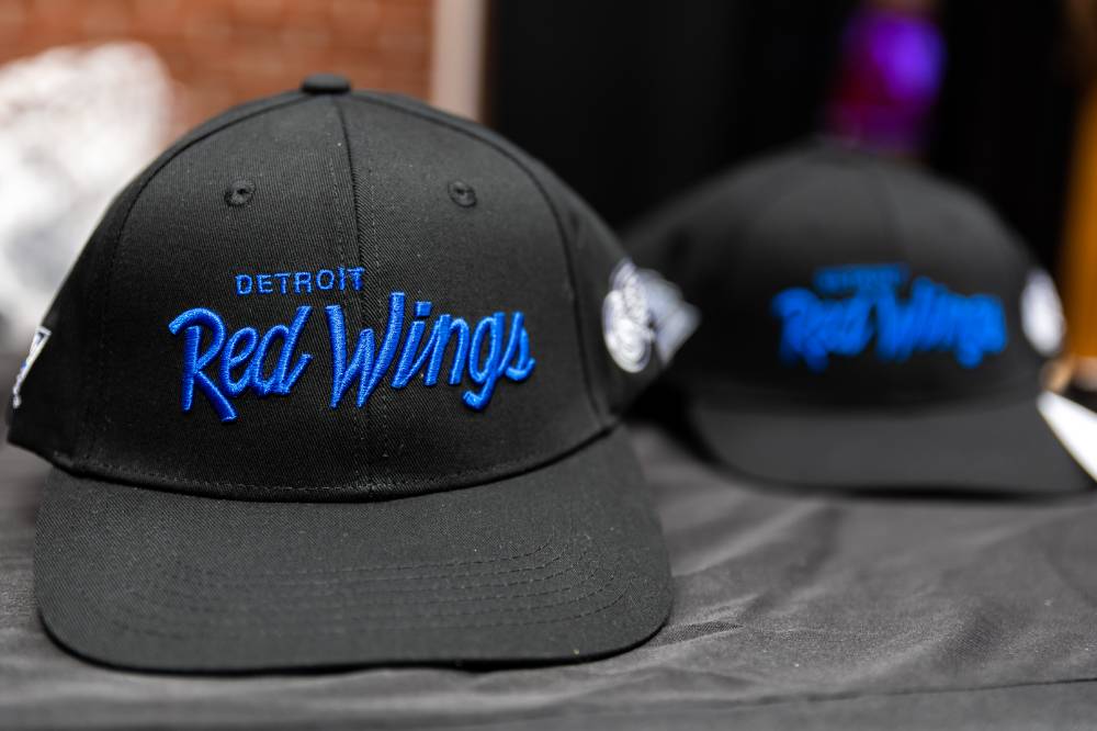 Co-branded Red Wings and GVSU Lakers hat.